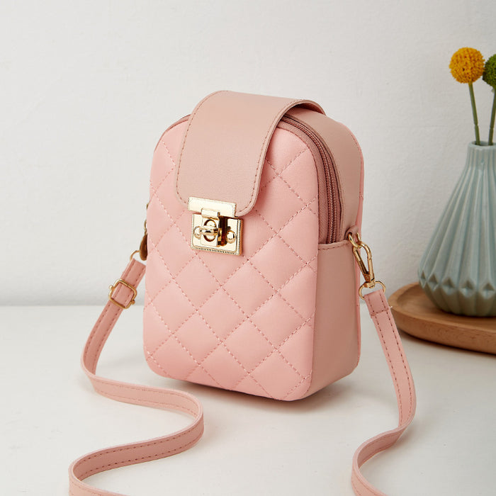 Wholesale Diamond Plaid Small Bag Women' s Shoulder Bag Cheap Bag Crossbody Bag