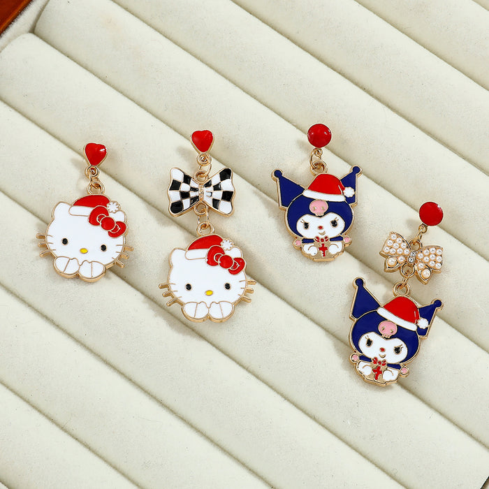 Wholesale  cartoon earrings cuteearrings  Christmas earrings