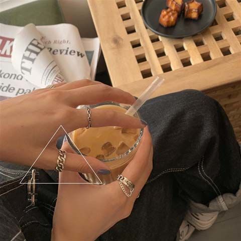 Wholesale Adjustable matte ring with minimalist design for women and high-end diamond couple ring