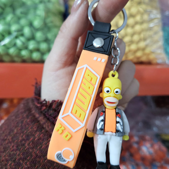 Wholesale PVC Cartoon Doll Keychain JDC-KC-YiZhuo006