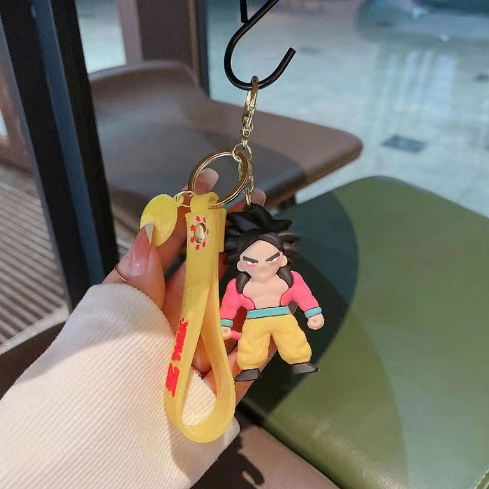 Wholesale Cartoon Doll Silicone Keychain JDC-KC-HongSheng006