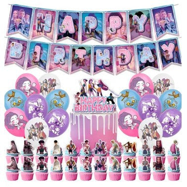 Wholesale Witch Theme Birthday Party Supplies Set Paper Plates,  Tissues,  Tablecloths Decorations