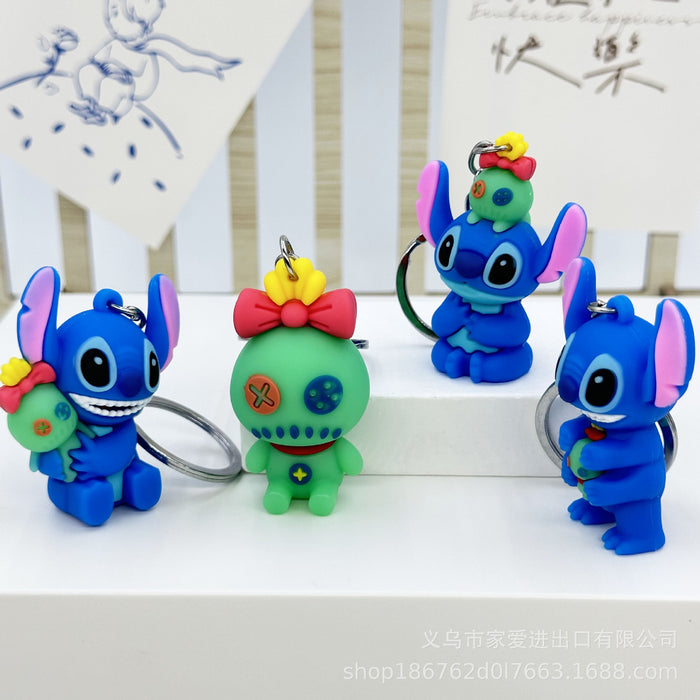 Wholesale Cartoon PVC Doll Keychains (F) JDC-KC-JiaA005