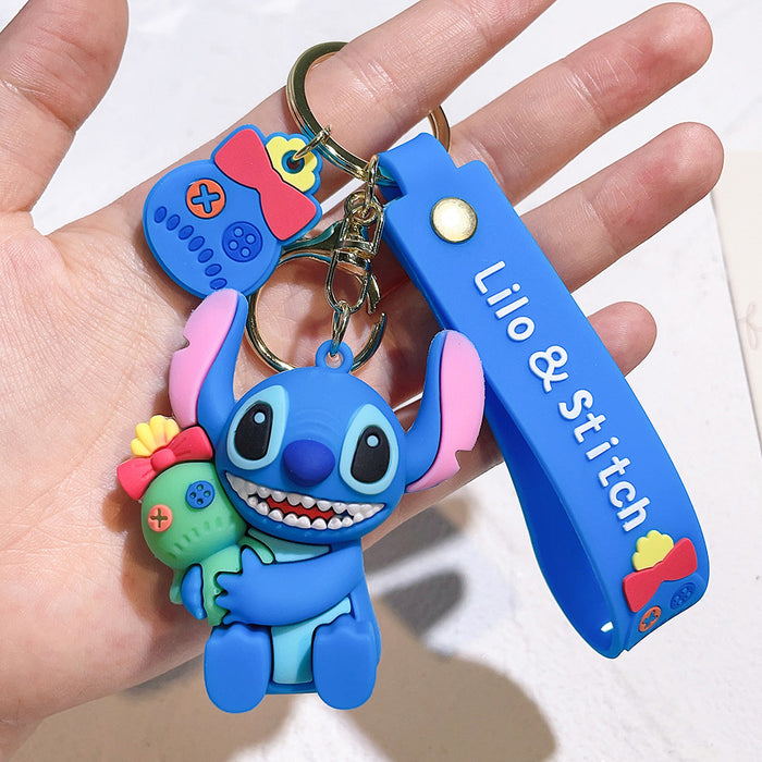 Wholesale Cartoon Silicone Doll Keychain JDC-KC-QiChao019