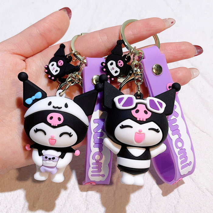 Wholesale Halloween Cartoon Silicone Doll Keychain JDC-KC-QiChao055