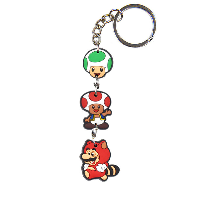 Wholesale 10PCS Cartoon PVC Keychain JDC-KC-XiaoC001