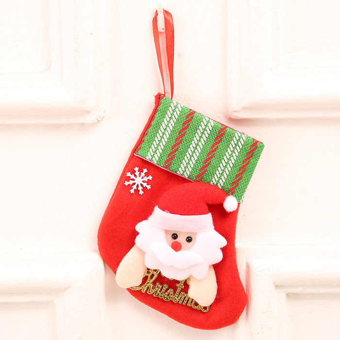 Wholesale Christmas stocking gift bags,  Christmas scene window display pendants,  Christmas decorations,  children' s candy bags