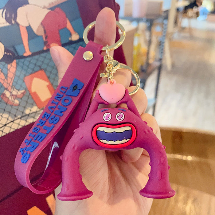 Wholesale Monster Series PVC Keychains Cute Cartoon JDC-KC-JG397