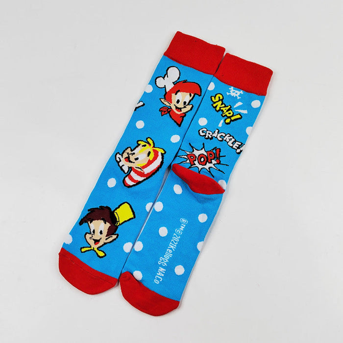 Wholesale Sock Cartoon trend sports anime medium socks JDC-SK-XiuZ008