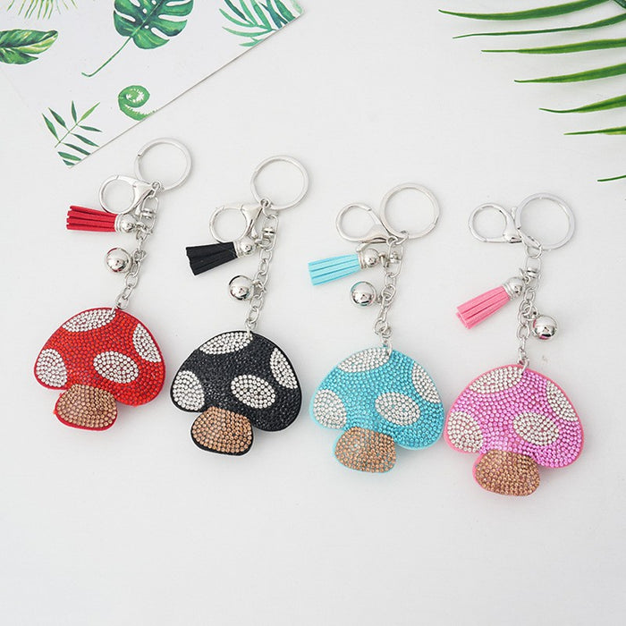Wholesale Creative Mushroom Zinc Alloy Keychains