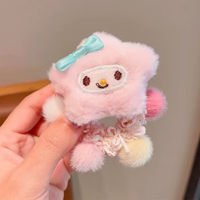 Wholesale Cute cartoon headband, plush headband, children's headband, tied ponytail, meatball headband accessories