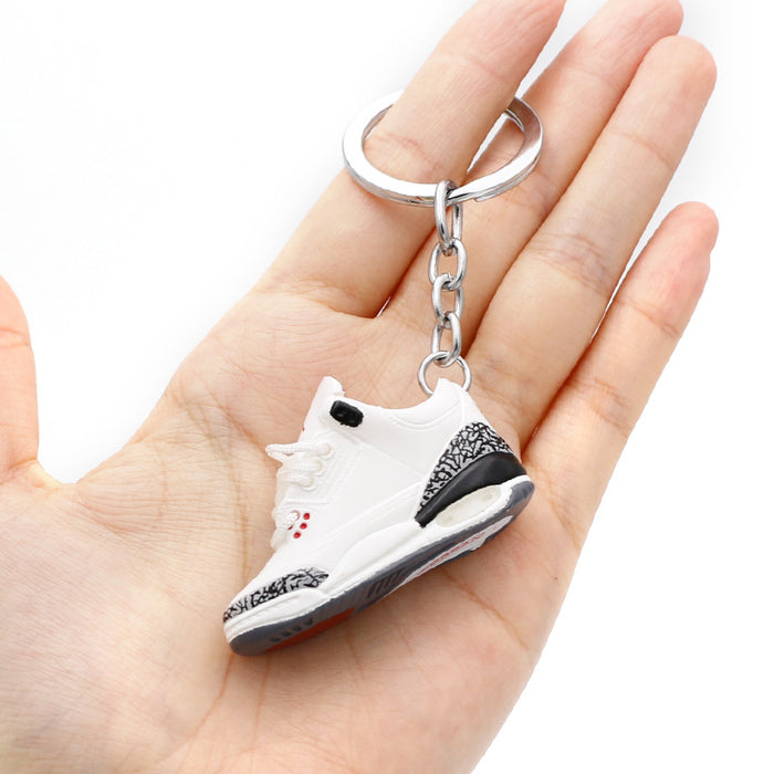 Wholesale PVC Shoe Model Keychain JDC-KC-QLPing003