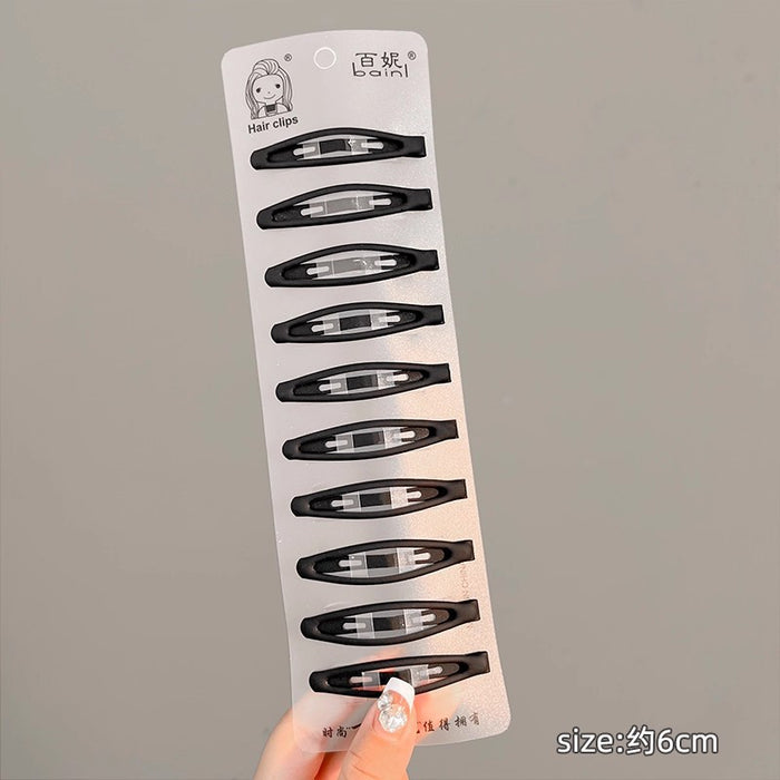 Wholesale Black Matte Hair Clips for Women