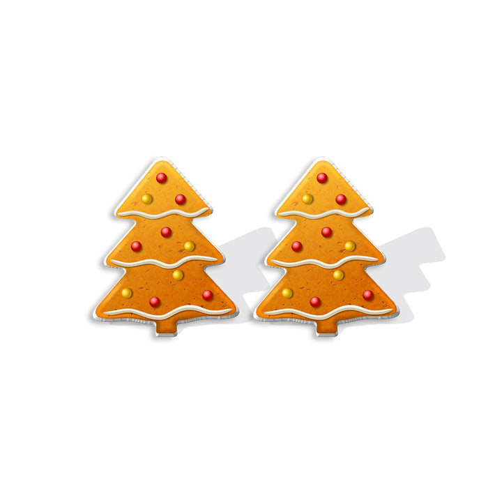 Wholesale Earrings Plastic Christmas Tree Cookies JDC-ES-XiangL081