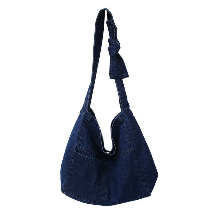 Wholesale Denim Shoulder Large Capacity Tote Bag JDC-SD-GangL002