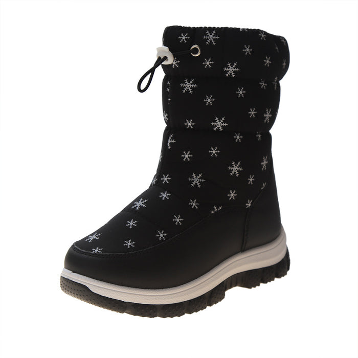 Wholesale A Pair/ Children's Snow Boots High Cut Cute and Fashionable Cotton Shoes Casual and Warm Boots JDC-KS-SB003