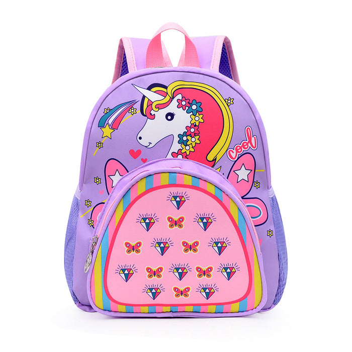 Wholesale Cartoon Lightweight Nylon Children's Backpack JDC-BP-YuanDuo047