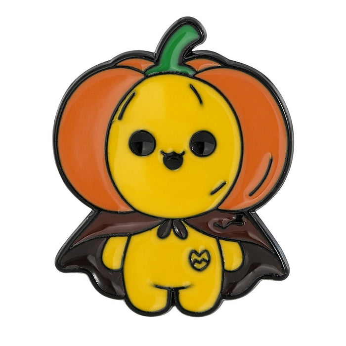 Wholesale Alloy Cartoon Brooch Ghost Skull Pumpkin Pin Fashion Accessory For Resale
