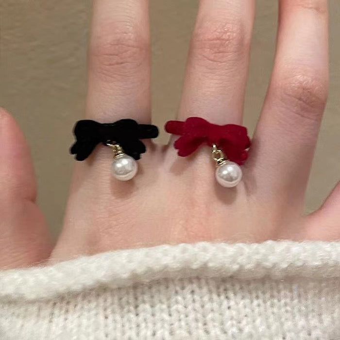 Wholesale Plush ring, niche design, cartoon and funny, index finger ring, fashionable and personalized ring