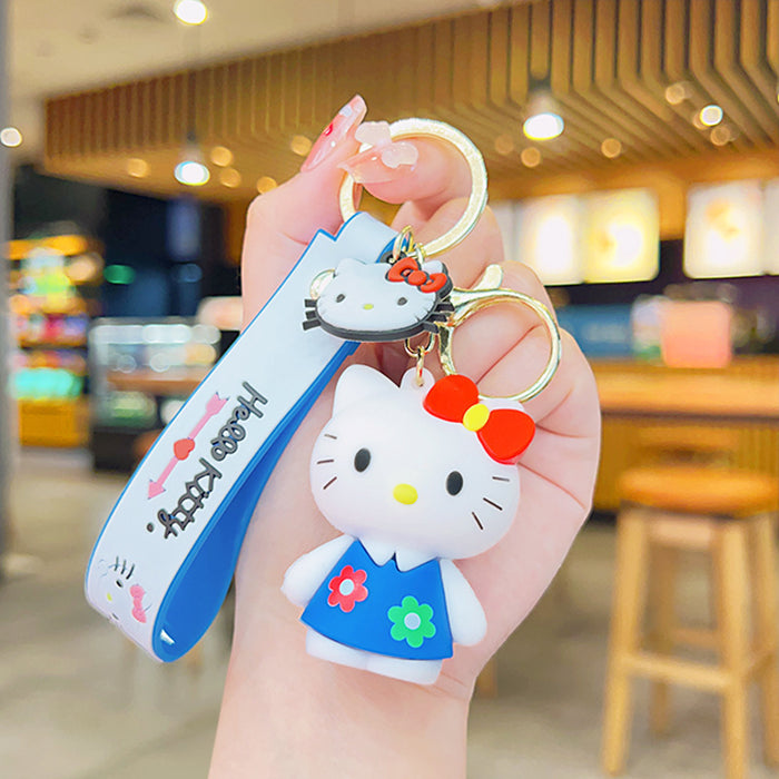 Wholesale Cartoon Silicone Doll Keychain JDC-KC-MingT251