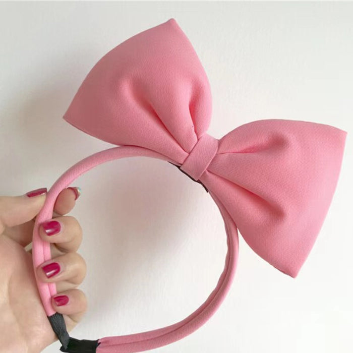 Wholesale Cute and Sweet Three-dimensional Bow Headband JDC-HD-MiaoY001