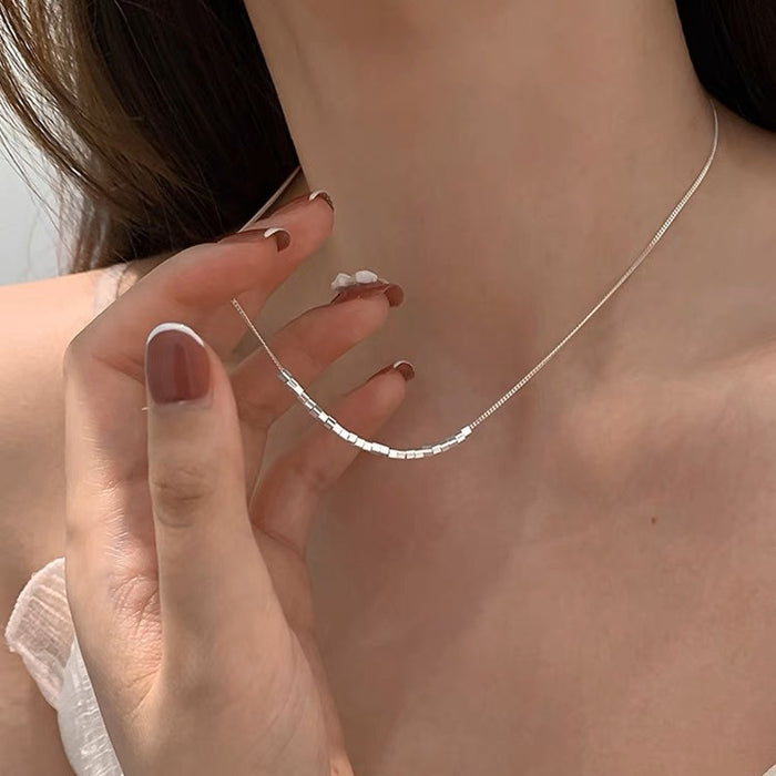 Wholesale Small and versatile necklace, light luxury collarbone chain, simple and high-end necklace