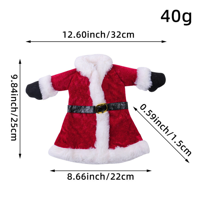 Wholesale Christmas Red Wine Set Christmas Dress Wine Bottle Set Christmas Skirt Wine Bottle Decoration Creative Red Wine Bag