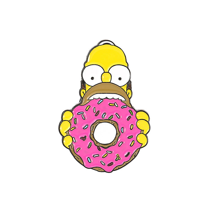 Wholesale Funny Family Cartoon Metal Brooch Pin Resale Gift Accessory
