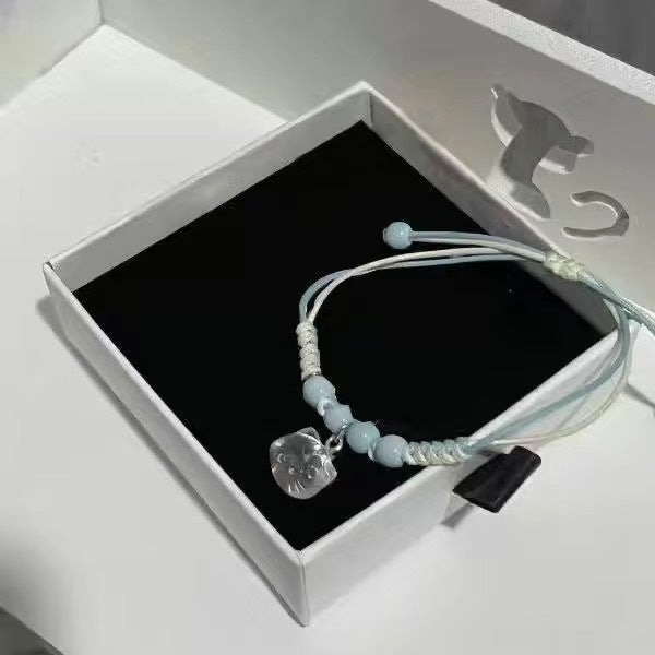 Wholesale Cartoon handmade braided bracelet,  sweet and girly