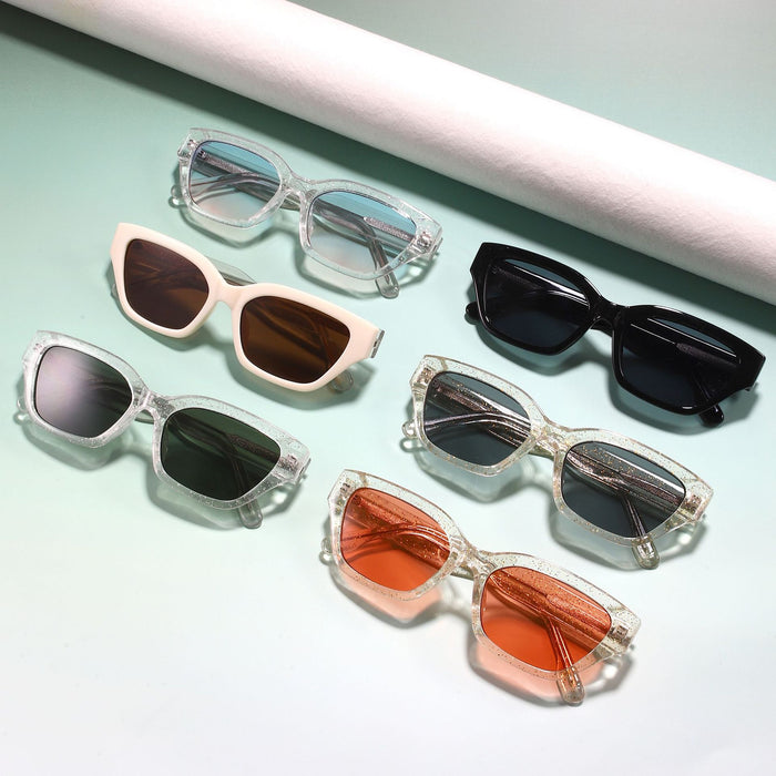 Wholesale Sunglasses Trendy Street Photography Versatile Sunglasses Ink Color Cat Eye Sunglasses