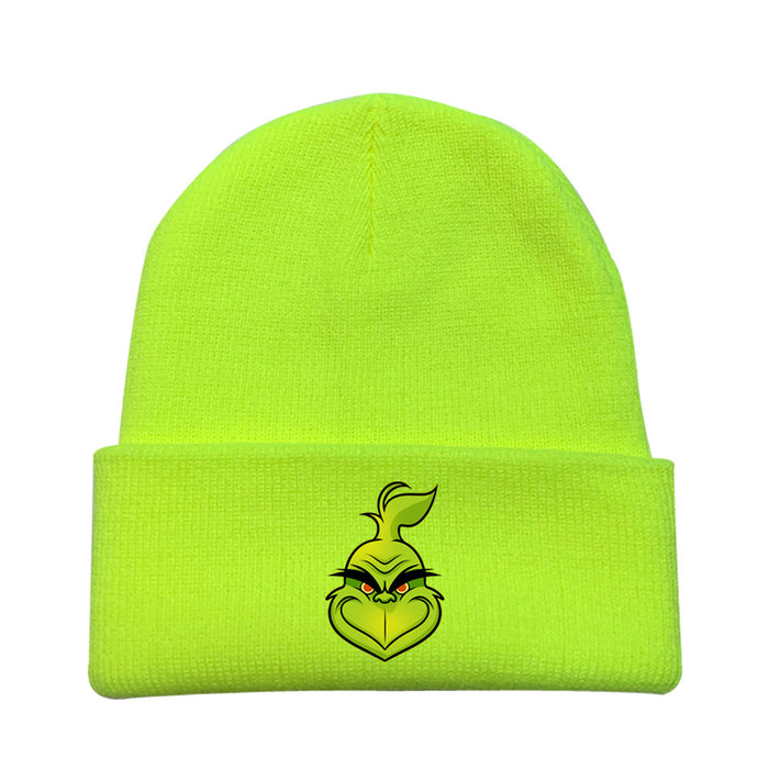 Wholesale Christmas Cartoon Wool Knitted Hat JDC-FH-LaiY005