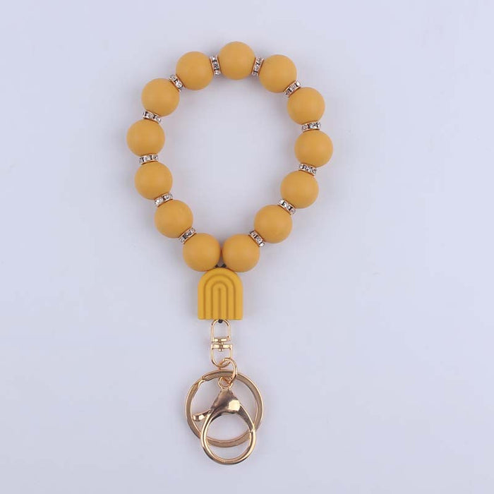 Wholesale Cartoon silicone rainbow pendant creative bright silicone beade