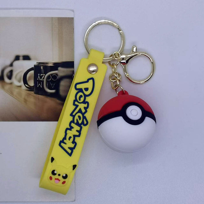 Wholesale Cartoon without lights elf ball key chain pendant bag car key chain accessories gift