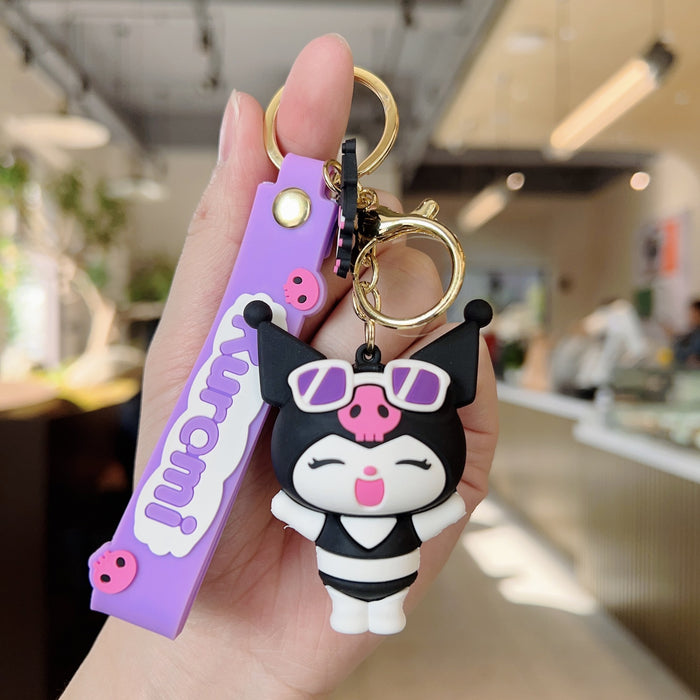 Wholesale Silicone Cartoon Doll Keychains (S) JDC-KC-WC015