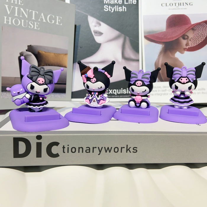 Wholesale Mobile phone holder cartoon figurine desktop decoration ornament