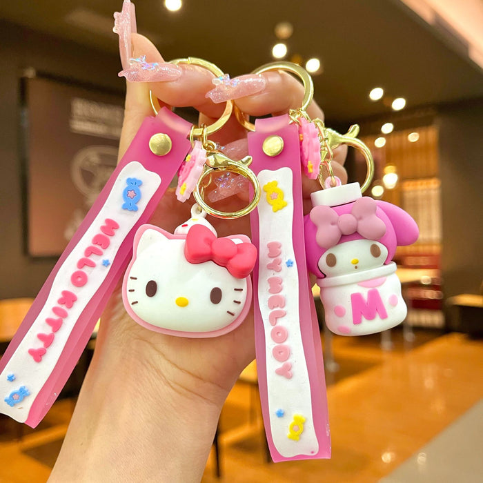 Wholesale Rubber Cartoon Keychain JDC-KC-JinM007