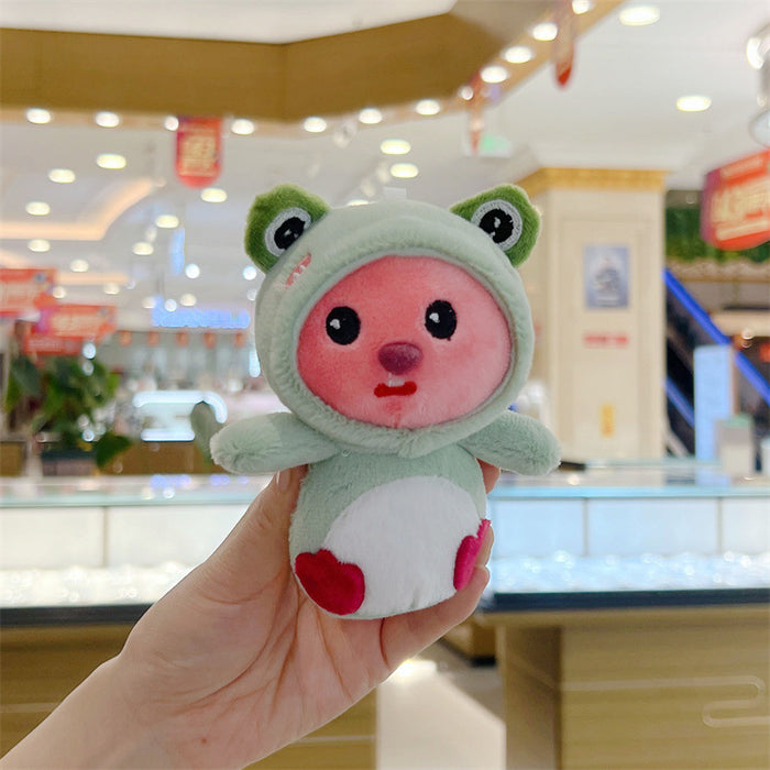 Wholesale  Cute Beaver Pendant Plush Toy Doll  Bag Pendant Keychain