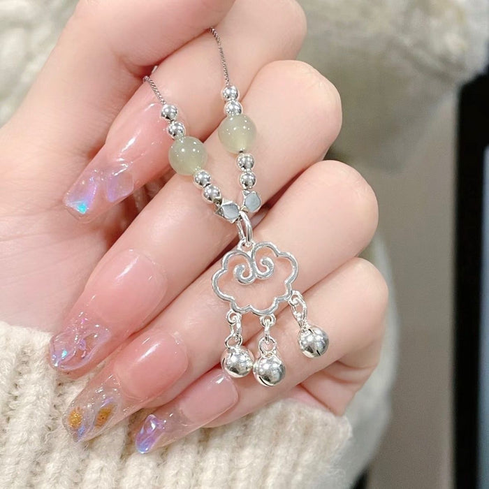 Wholesale Necklace, bell, Ruyi lock, niche temperament necklace