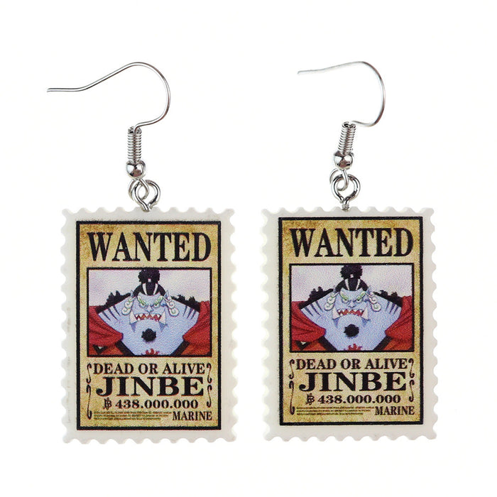 Wholesale Fake Stamp Earrings JDC-NS-NiQing009