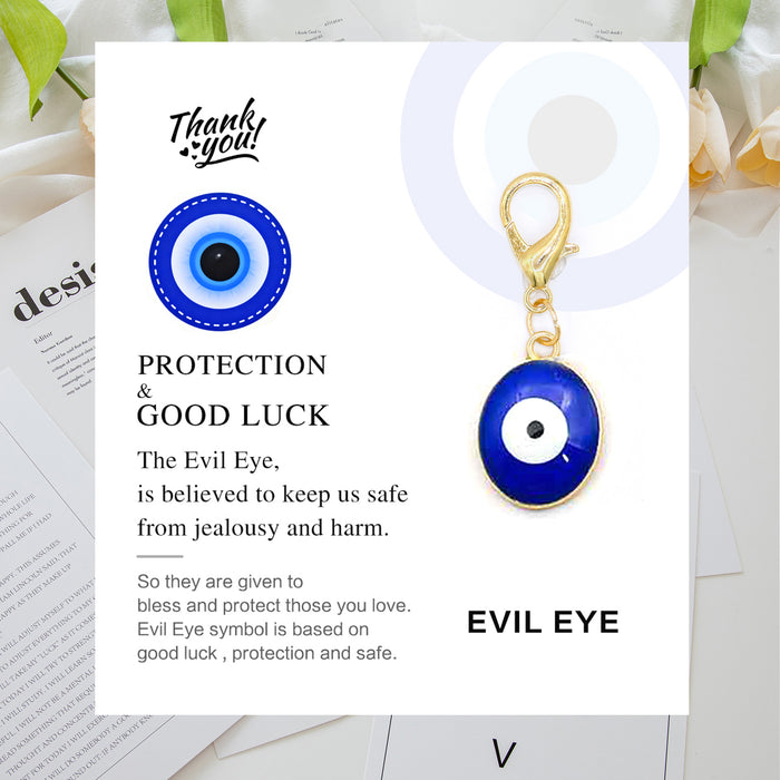 Wholesale PROTECTION GOOD LUCK Diamond-encrusted Evil Eye Keychain