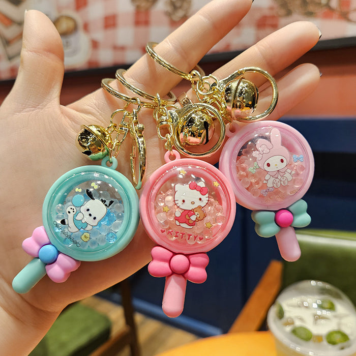 Wholesale Cartoon Bell Aromatherapy Silicone Keychain JDC-KC-YiZhuo005