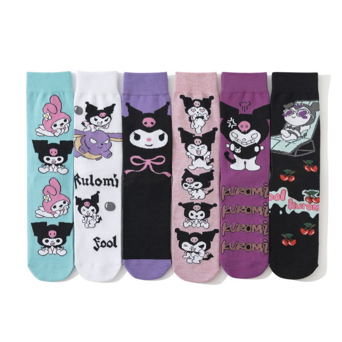 Wholesale Cute mid length trendy socks