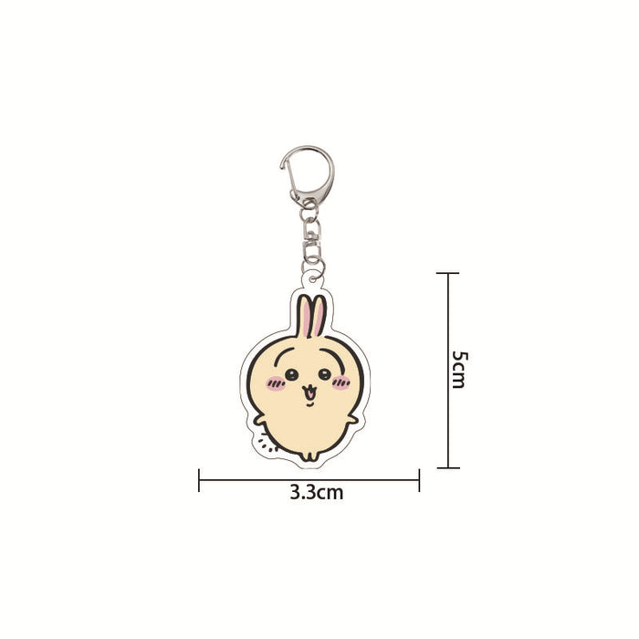 Wholesale  Cartoon Keychain Acrylic  Schoolbag Pendant