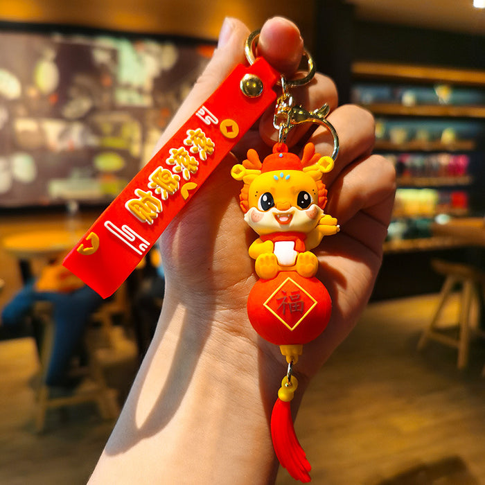 Wholesale Cartoon Doll Rubber Keychain JDC-KC-Tingm166