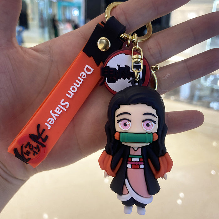 Wholesale Soft Plastic Doll Keychain JDC-KC-Chongli006