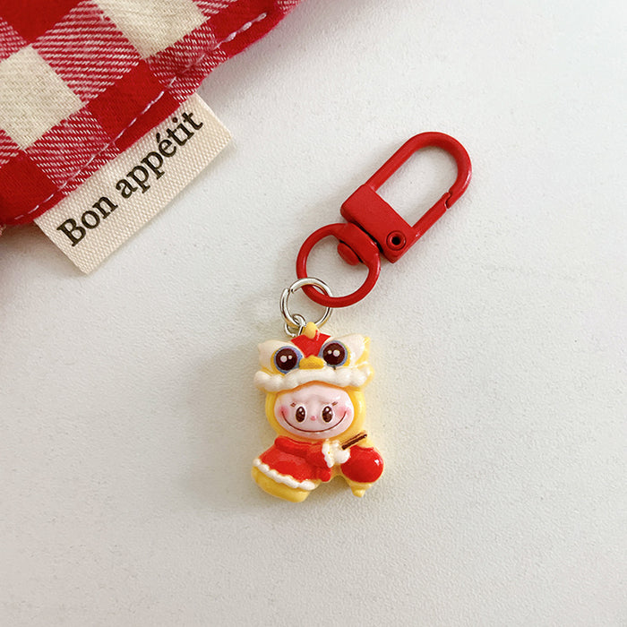 Wholesale Keychain pendant, cute cartoon backpack hanging accessory