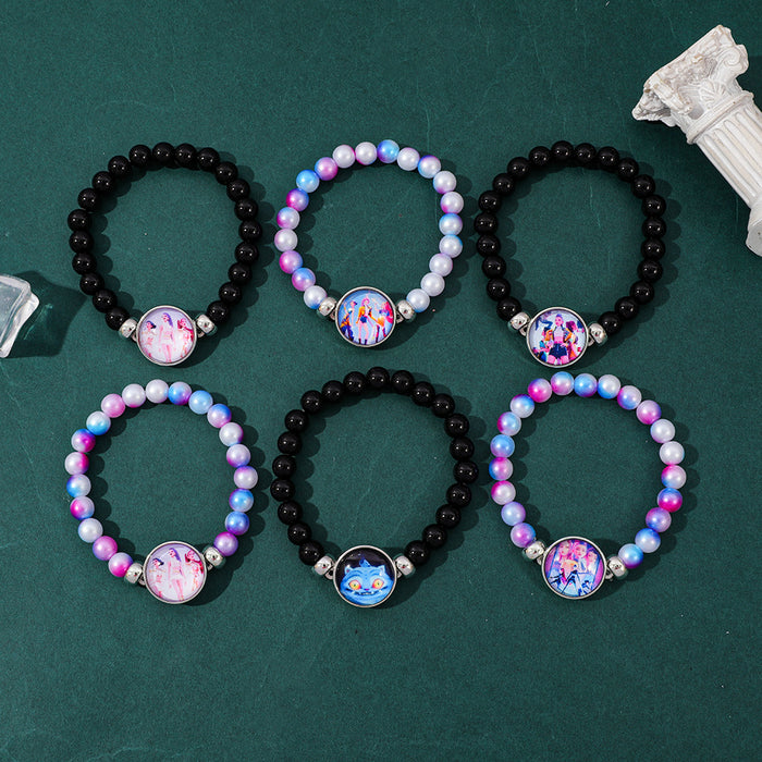 Wholesale K-Pop Glass Beaded Bracelet