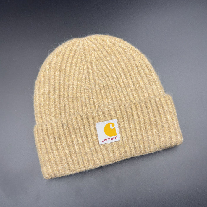 Wholesale Simple Warm Striped Knitted Hat