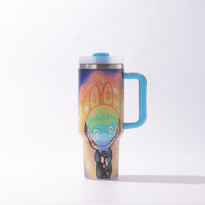 Wholesale 40oz Stainless Steel Tumbler with Handle and Straw Chic Drinkware MOQ≥2