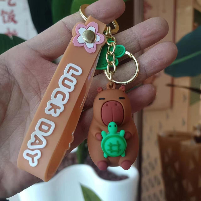 Wholesale PVC Cartoon Doll Keychain JDC-KC-KuangK016